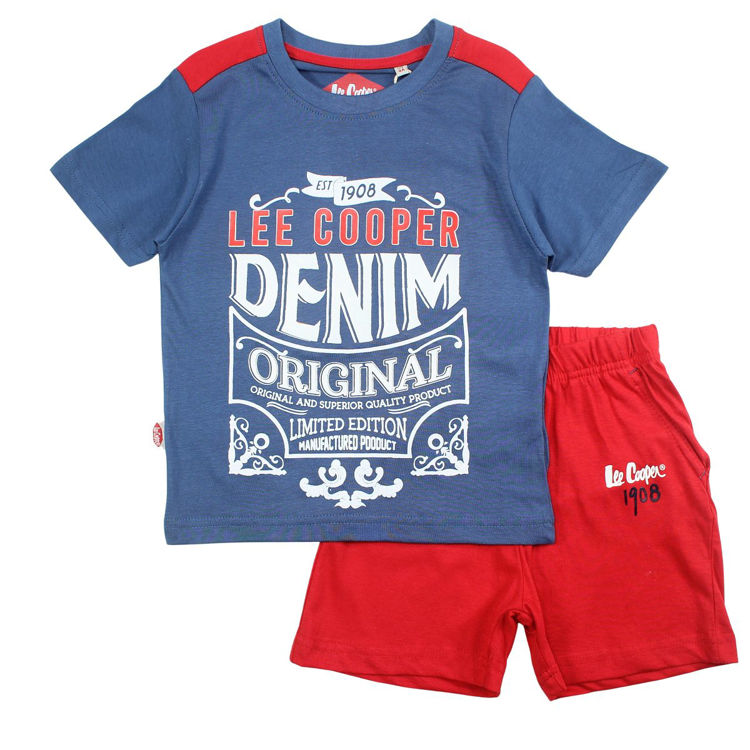 Picture of GLC2123 LEE COOPER BOYS 100% COTTON TWO PIECE SET
